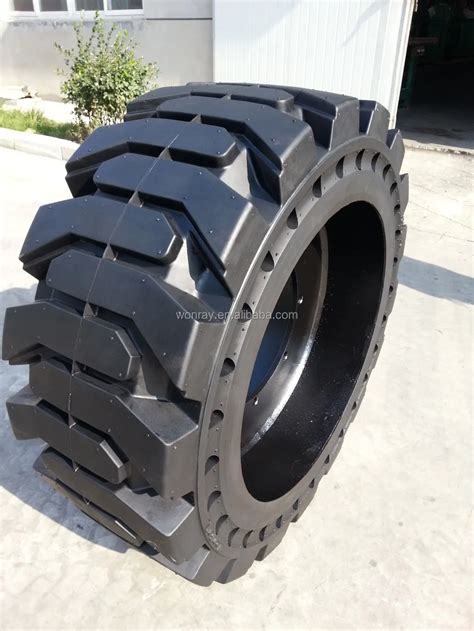 solid skid steer tires 10-16.5|solid cushion skid steer tires.